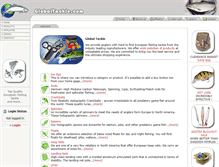 Tablet Screenshot of globaltackle.com